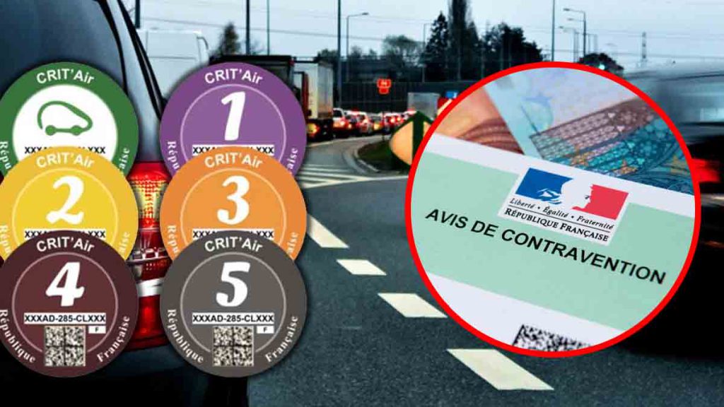 Crit'Air : découvrez l'amende qui vous attend si vous roulez sans cette vignette obligatoire
