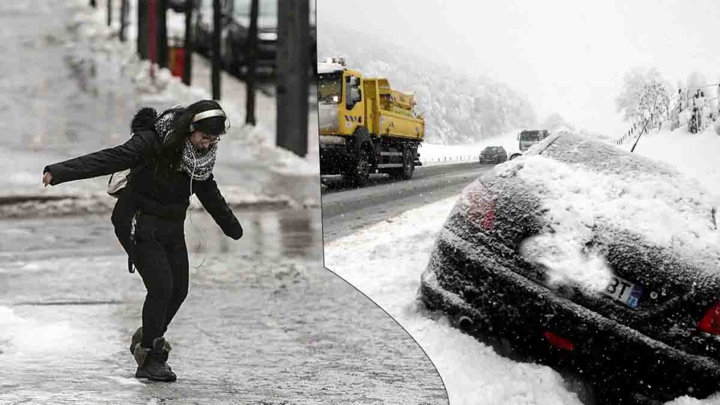 Météo : alerte neige et verglas maintenues jusqu'à ce mardi dans plusieurs départements