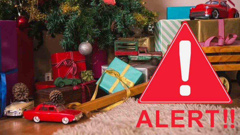 Attention danger : n'achetez surtout pas ces jouets de Noël, ils peuvent conduire vos enfants à l’hôpital