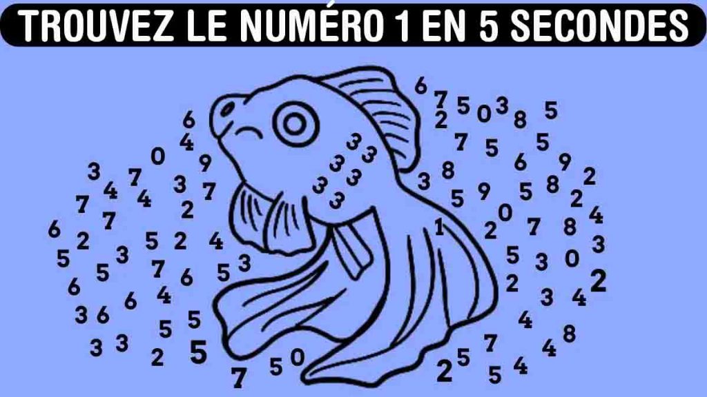 Casse-tête pour les génies : il faut un QI élevé pour repérer le chiffre 1 caché dans cette image en 5 secondes