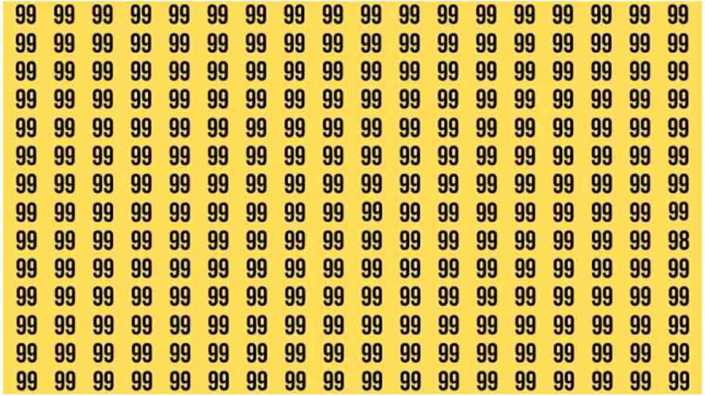 Test visuel : Réussirez-vous à repérer le nombre 98 dans l’image en 11 secondes ?