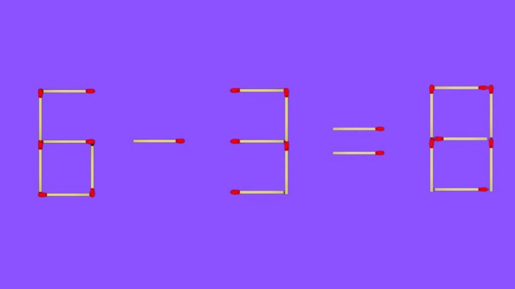 Casse-tête mathématique : faites fonctionner votre QI en ne déplaçant qu'une seule allumette !