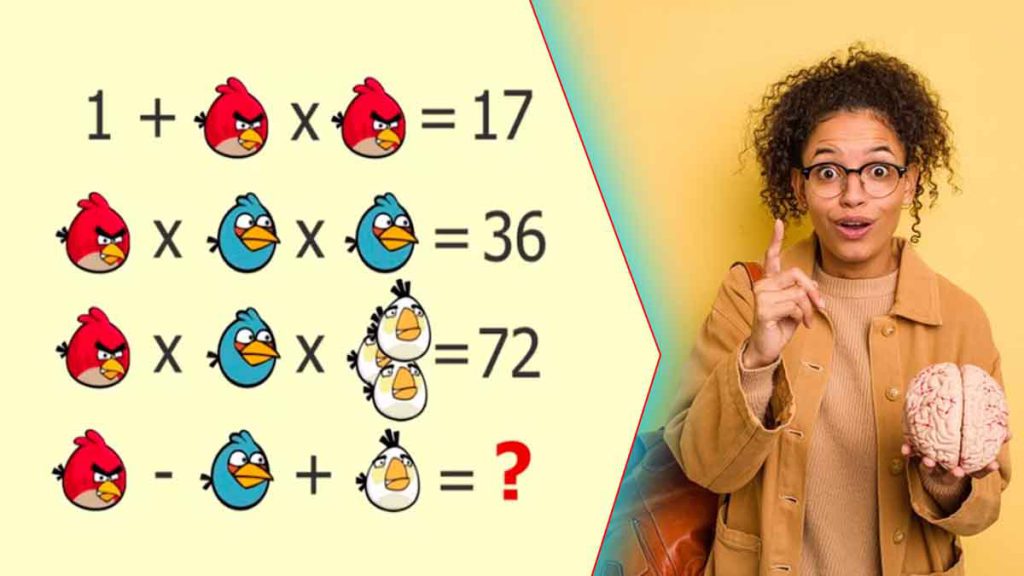 Un défi mathématique inspiré d’Angry Birds : serez-vous à la hauteur de ce test viral ?