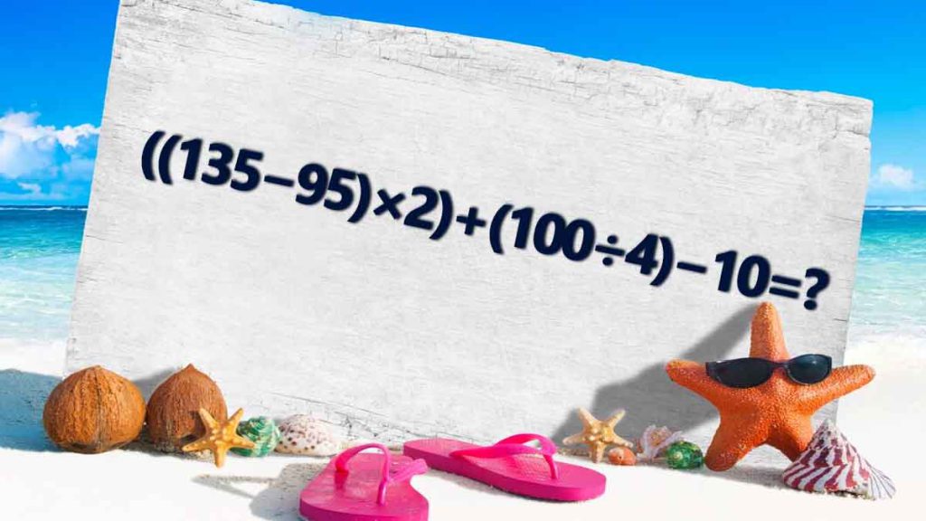 Êtes-vous incollable en calcul mental : ce défi mathématique est pour vous, vous avez 12 secondes chrono devant vous