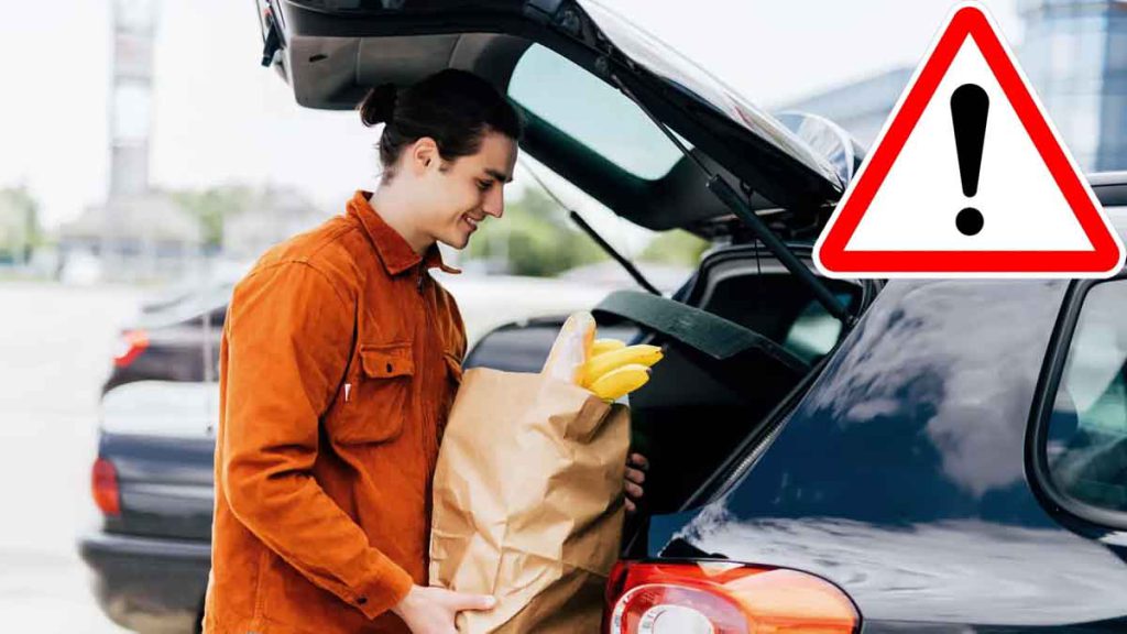Supermarché : pourquoi laisser vos courses dans le coffre de votre voiture est une mauvaise idée ?