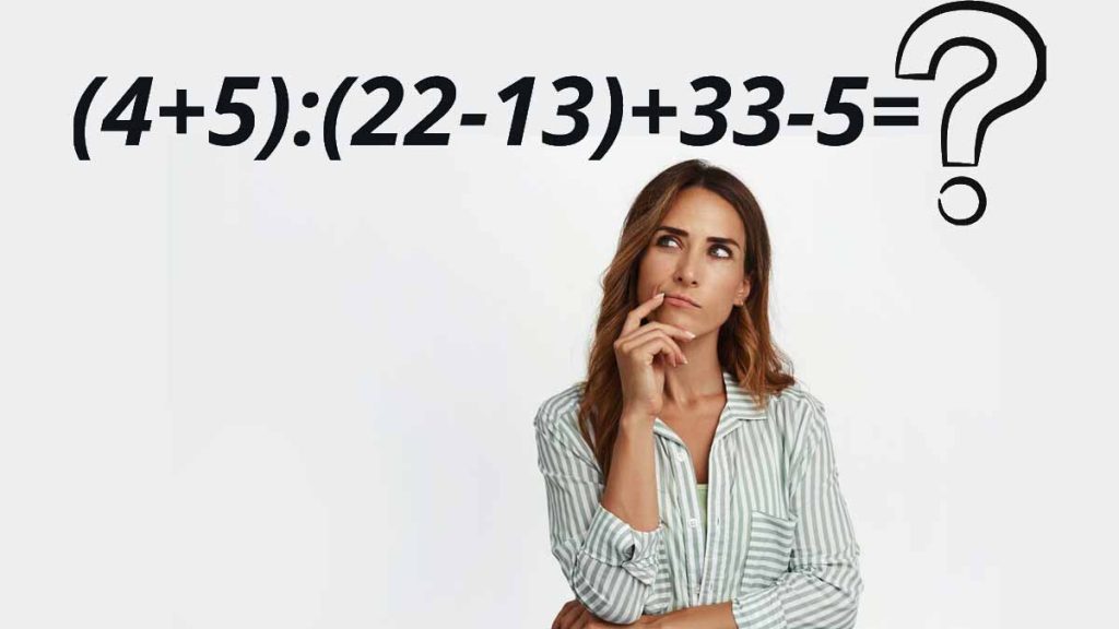 Défi mathématique : serez-vous capables de résoudre ce test en moins de 15 secondes, seulement 5 % réussissent