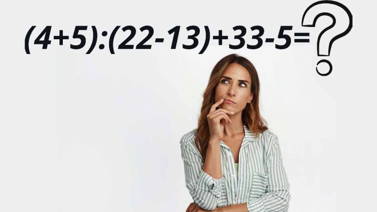 Défi mathématique : serez-vous capables de résoudre ce test en moins de 15 secondes, seulement 5 % réussissent