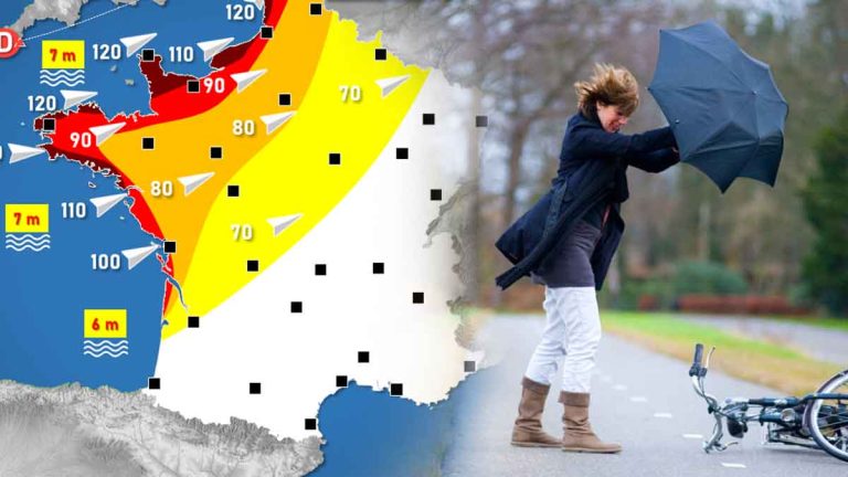 Vigilance jaune activée pour vent violent dans ces deux départements : un autan noir va frapper avec des rafales à 130 km/h