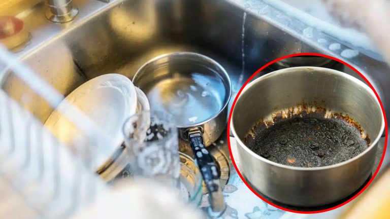 Oubliez le vinaigre et le bicarbonate : cette astuce élimine la graisse brûlée sous la poêle en un rien de temps