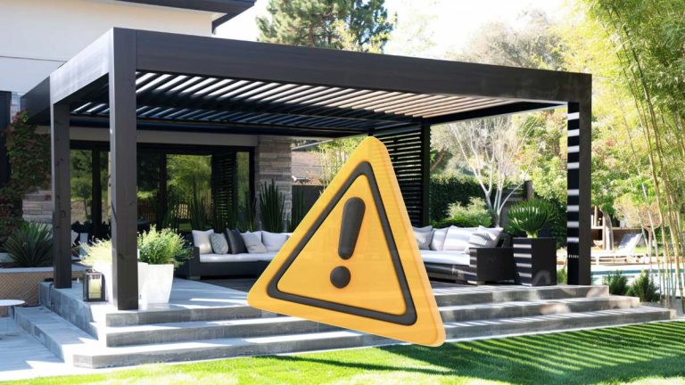 Ce que les vendeurs omettent de dire sur les défauts des pergolas bioclimatiques ...