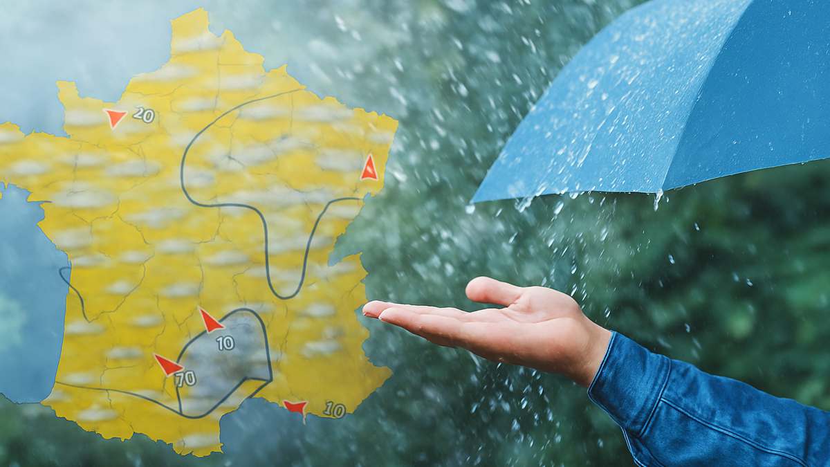Fête des mères : un week-end pluvieux et morose avec des cumuls importants dans 9 départements