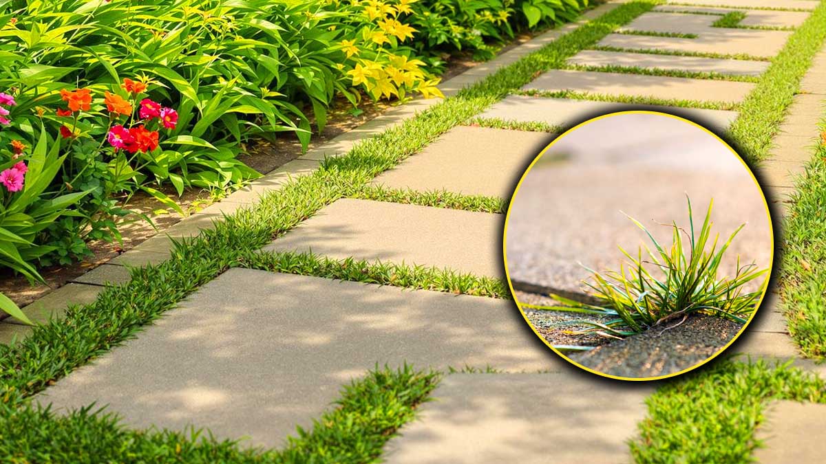Juste une pincée : éliminez naturellement les mauvaises herbes de vos allées avec ce remède sans produits chimiques et sans vous ruiner