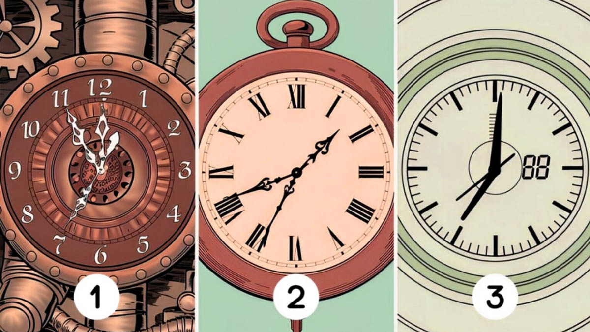« Tu es franc ou diplomate ? » : Ce test des horloges te révèle en 30 secondes si tu es une personne honnête